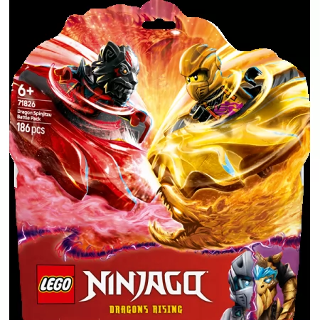 Конструктор LEGO NINJAGO Бойовий набір дракона Спін-джитсу 186 деталей Конструктор LEGO NINJAGO Бойовий набір дракона Спін-джитсу 186 деталей