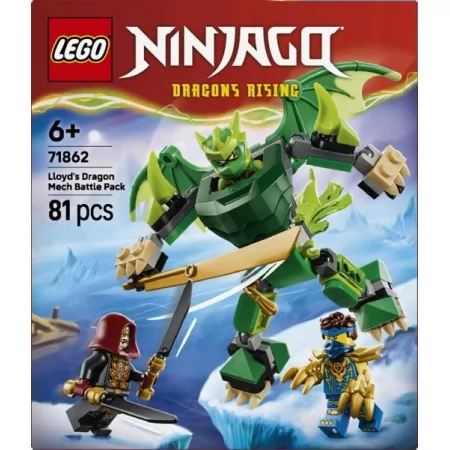 Конструктор LEGO® NINJAGO® Боевой набор робота Дракона Ллойда, 81 деталь