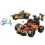 Конструктор LEGO® NINJAGO® Комбіновані транспортні засоби Кая та Коула Іграшка, 394 деталі Конструктор LEGO® NINJAGO® Комбіновані транспортні засоби Кая та Коула Іграшка, 394 деталі