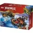 Конструктор LEGO® NINJAGO® Комбіновані транспортні засоби Кая та Коула Іграшка, 394 деталі Конструктор LEGO® NINJAGO® Комбіновані транспортні засоби Кая та Коула Іграшка, 394 деталі
