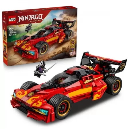 Конструктор LEGO® NINJAGO® Переслідувач ніндзя X-1 — 15-та річниця, 691 деталь Конструктор LEGO® NINJAGO® Переслідувач ніндзя X-1 — 15-та річниця, 691 деталь