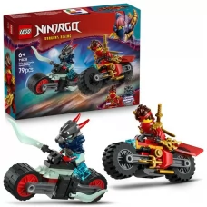 Конструктор LEGO NINJAGO Скоростная гонка Кая на мотоцикле 79 деталей Конструктор LEGO NINJAGO Скоростная гонка Кая на мотоцикле 79 деталей