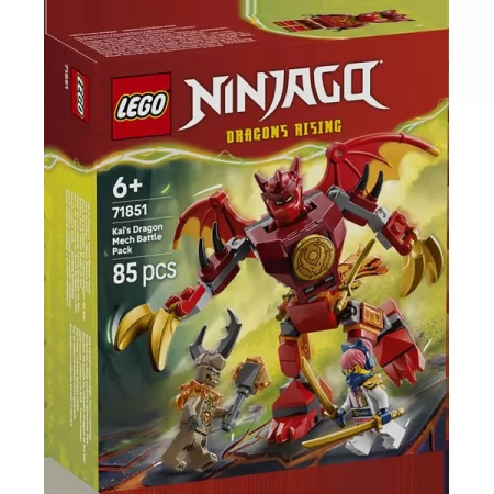 Конструктор LEGO Ninjago Боевой набор работа Дракона Кая 85 Деталей