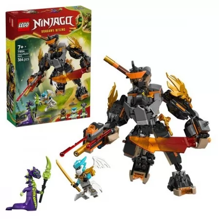 Конструктор LEGO Ninjago Робот Коула для миссии и Дракон Зейн 364 Детали