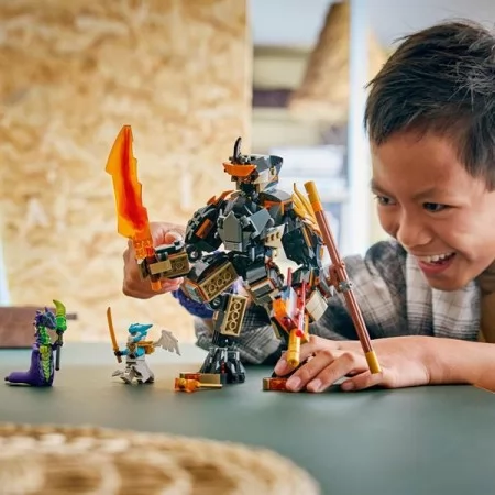 Конструктор LEGO Ninjago Робот Коула для миссии и Дракон Зейн 364 Детали