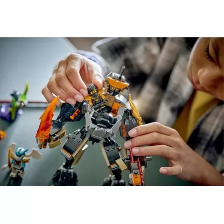 Конструктор LEGO Ninjago Робот Коула для миссии и Дракон Зейн 364 Детали
