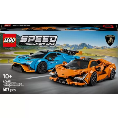Конструктор LEGO Speed Champions Lamborghini Revuelto і Huracan STO 607 деталей