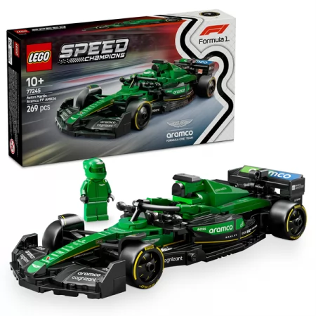 Конструктор LEGO Speed Champions Гоночный автомобиль Aston Martin Aramco F1 AMR24, 269 деталей
