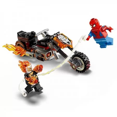 Конструктор LEGO Super Heroes Marvel Человек-паук vs Призрачный всадник на мотоцикле 72 Детали