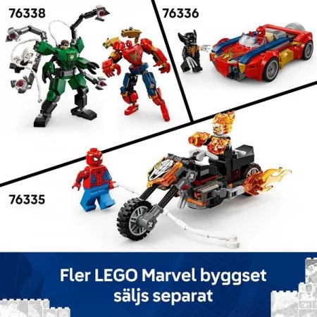 Конструктор LEGO Super Heroes Marvel Человек-паук vs Призрачный всадник на мотоцикле 72 Детали