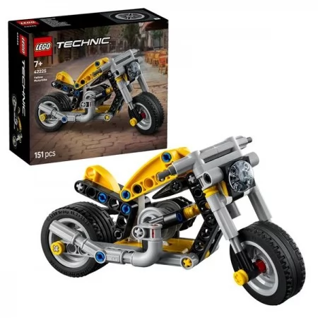 Конструктор LEGO Technic Жёлтый мотоцикл 151 деталь