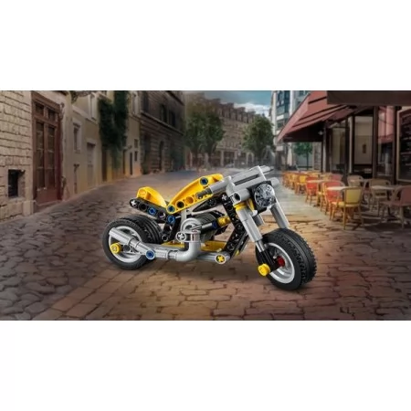 Конструктор LEGO Technic Жёлтый мотоцикл 151 деталь