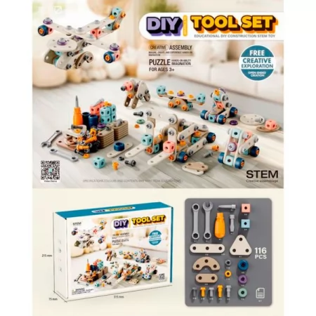 Конструктор BabyToys LM4251-5 на шурупах 116 деталей