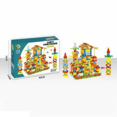 Конструктор замок BabyToys MC 858 пластиковий для дітей