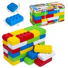 Блочный конструктор Bamsic Mega Brick 30 элементов от 3 лет Блочный конструктор Bamsic Mega Brick 30 элементов от 3 лет