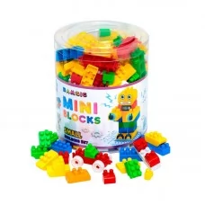 Конструктор блочный Bamsic Mini Blocks 240 деталей разноцветный