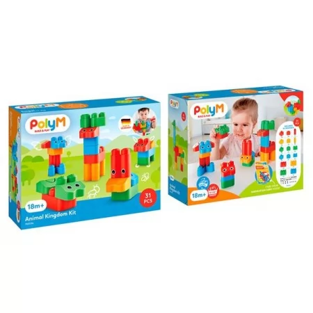 Конструктор PolyM Місто 50 деталей