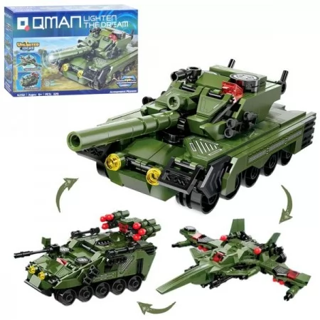 Конструктор военной техники Qman 42112 3в1, 329 деталей