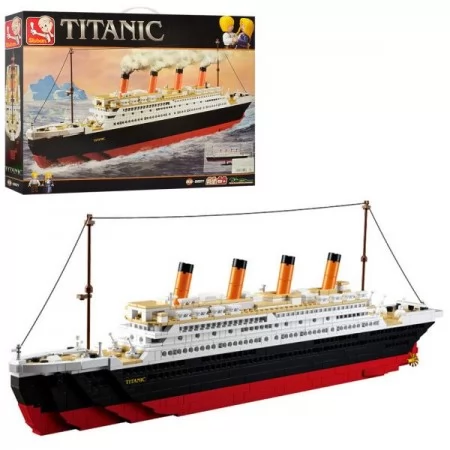 Конструктор SLUBAN M38-B0577 Titanic, 651-280мм, фігурки, 1012дет, в кор-ке