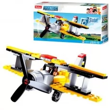Конструктор самолет SLUBAN M38-B0667B 120 деталей