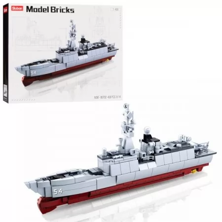 Конструктор военный корабль Sluban M38-B0702 459 деталей 33см