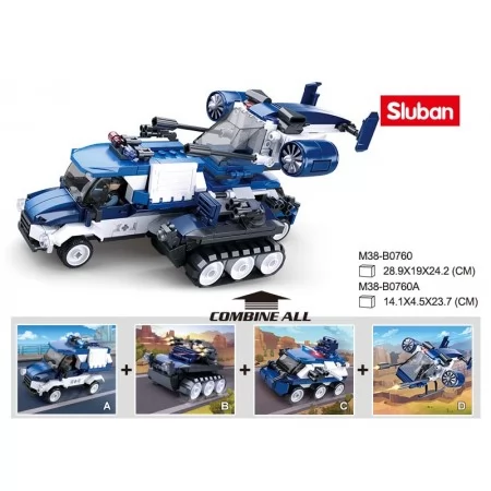 Конструктор Sluban M38-B0760 военная техника 105 деталей