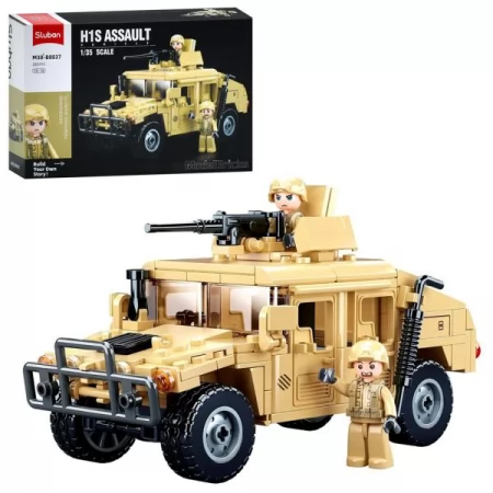 Конструктор SLUBAN M38-B0837 військова машина, 16,8см, 1:35, фігурки, 265дет, в кор-ці