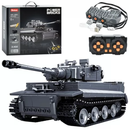 Конструктор танк SLUBAN M38-B0851 радиоуправляемый 814 деталей