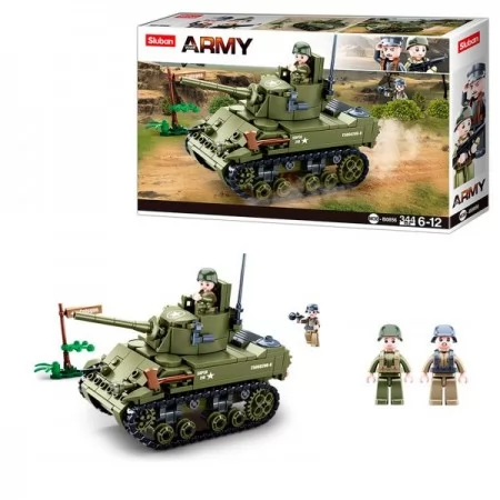 Конструктор танк SLUBAN M38-B0856 з фігурками 344 деталі