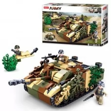 Конструктор танк SLUBAN M38-B0858, 524 детали, с фигуркой Конструктор танк SLUBAN M38-B0858, 524 детали, с фигуркой