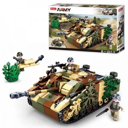 Конструктор танк SLUBAN M38-B0858, 524 деталі, з фігуркою