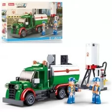 Конструктор бензовоз Sluban M38-B0878, 267 деталей