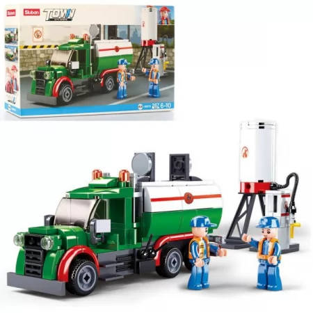Конструктор бензовоз Sluban M38-B0878, 267 деталей