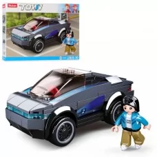 Конструктор машинка SLUBAN M38-B0901 136 деталей пластик