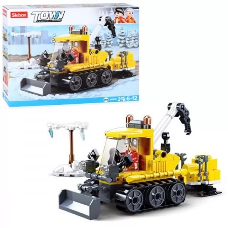 Конструктор снегоуборочная машина SLUBAN M38-B0952, 145 деталей