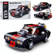 Конструктор SLUBAN M38-B1085 машина, 2в1, 17,7см,фигурка, 328дет, в кор-ке