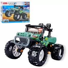 Конструктор SLUBAN M38-B1106 внедорожник 11,6см, 155дет, фигурки, в кор-ке