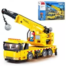 Конструктор SLUBAN M38-B1195 будівельна серія, машина, фігурка, 293дет, в кор-ці