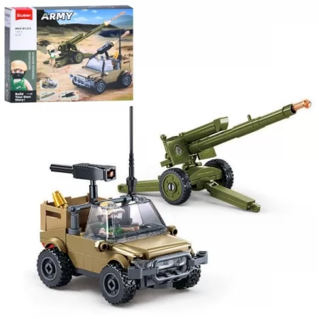 Конструктор військовий джип Sluban M38-B1255 138 деталей