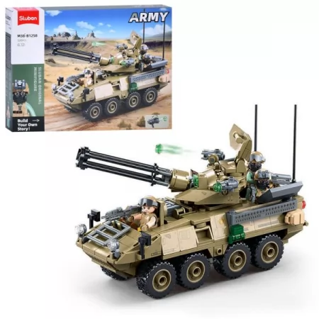 Конструктор военный SLUBAN M38-B1258 бронетранспортер 320 деталей