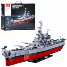 Конструктор военный корабль Sluban M38-B1291 1739 деталей