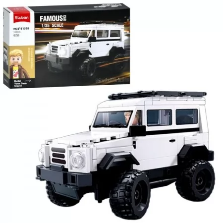 Конструктор SLUBAN M38-B1358 джип, 1:35, фігурка, 332дет