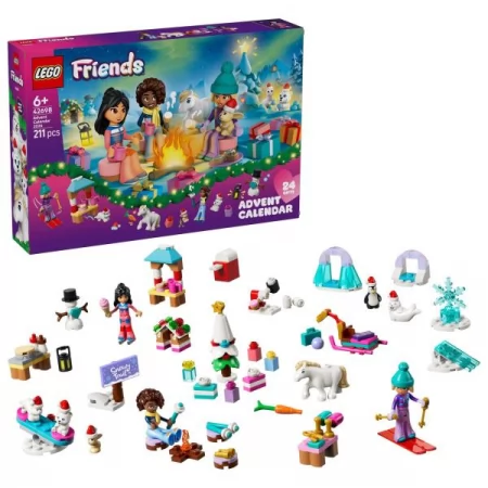 Конструктор Адвент-календарь 2026 года из LEGO® Friends — новогодняя игрушка для детей от 6 лет 