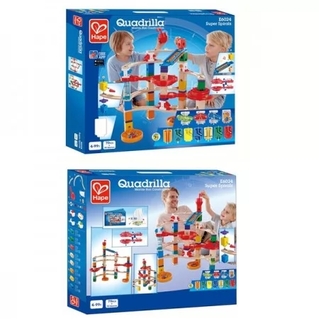 Конструктор-лабіринт Hape Quadrilla Спіралі 129 ел. E6024
