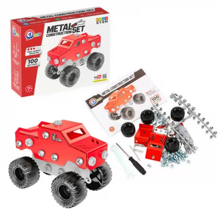  Конструктор металевий 1317 "Technok Toys", "Машинка", 100 елементів, в коробці