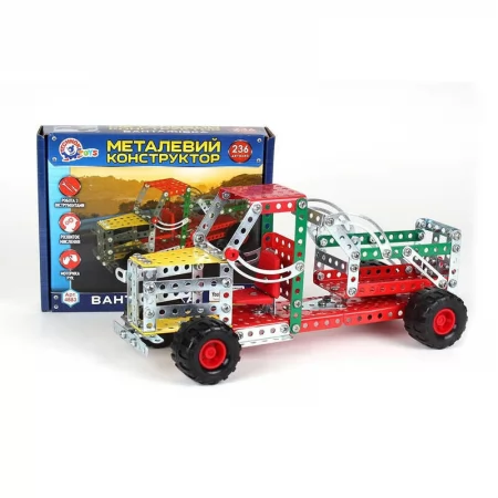  Конструктор металл "Грузовик" 4883 "Technok Toys" 236 деталей, в коробке