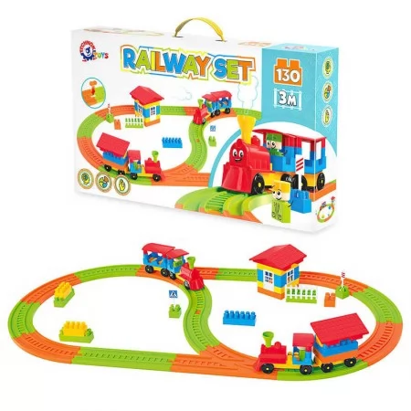 Конструктор автотрек Technok Toys Термінал 2, 121 деталь