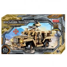 Конструктор военная техника Teko HMMWV 424 детали с подвижными элементами