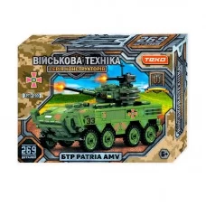 Конструктор военная техника Teko БТР PATRIA AMV 269 деталей