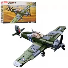 Конструктор военный самолет Sluban M38-B0712, 290 деталей